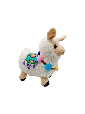 Hobby Lobby Plush Llama Alpaca White Tan Stuffed Animal